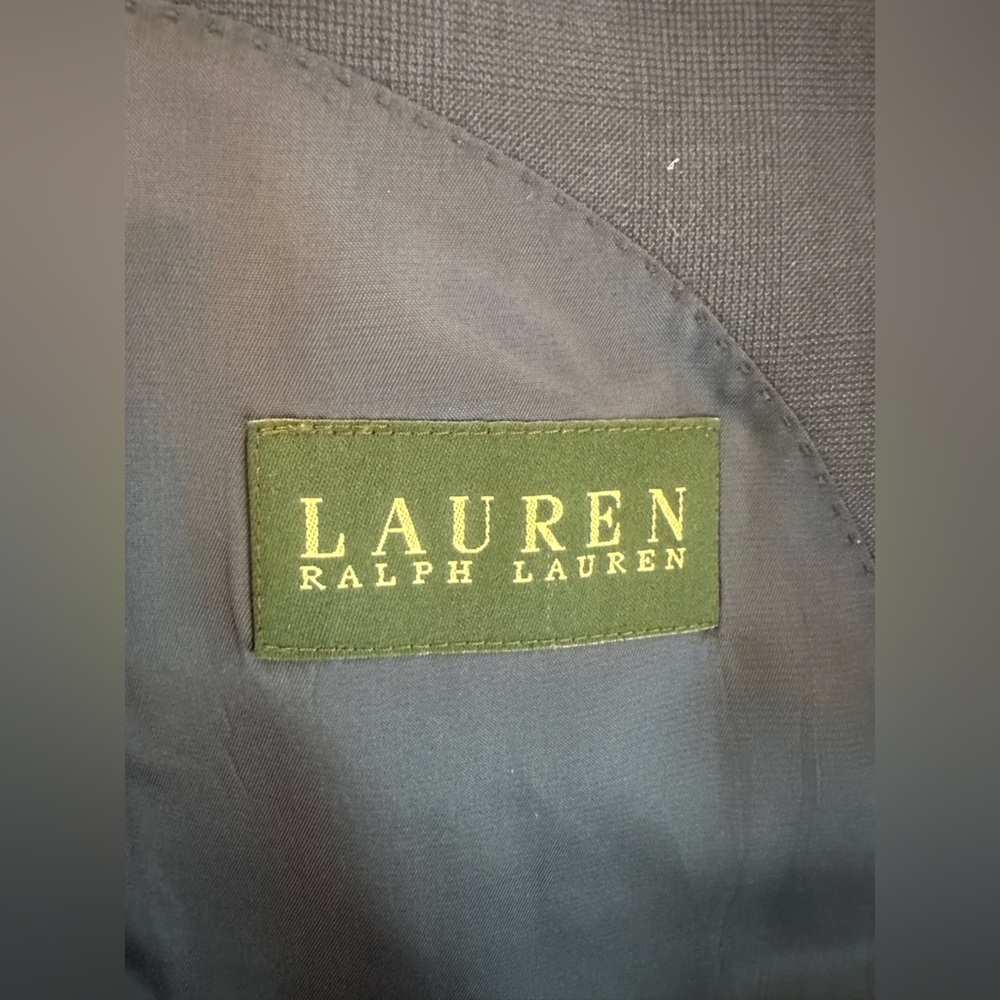 Ralph Lauren Classic 100% Wool Deep Blue Formal Blazer (Size 39L) - Picture 5 of 8